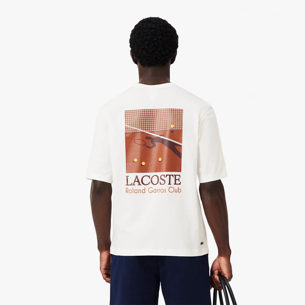 T-shirt Lacoste Roland Garros Club Grafisch