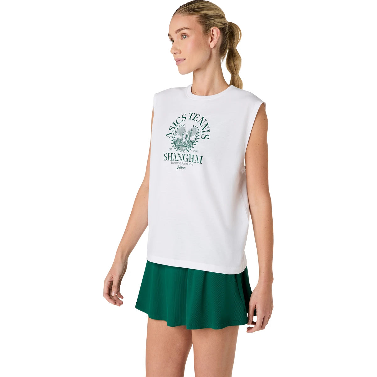 Tanktop Asics Dames Game Grafisch