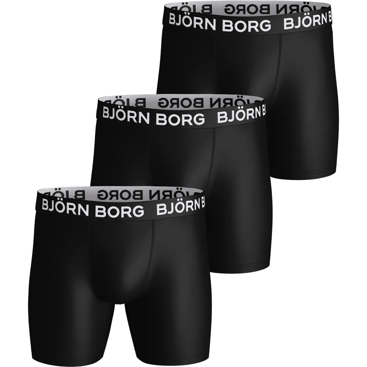 Set van 3 Sportboxers Microvezel