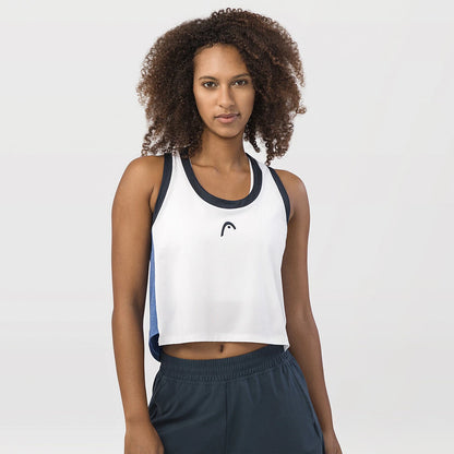 Tanktop Crop Head Dames Perf Play