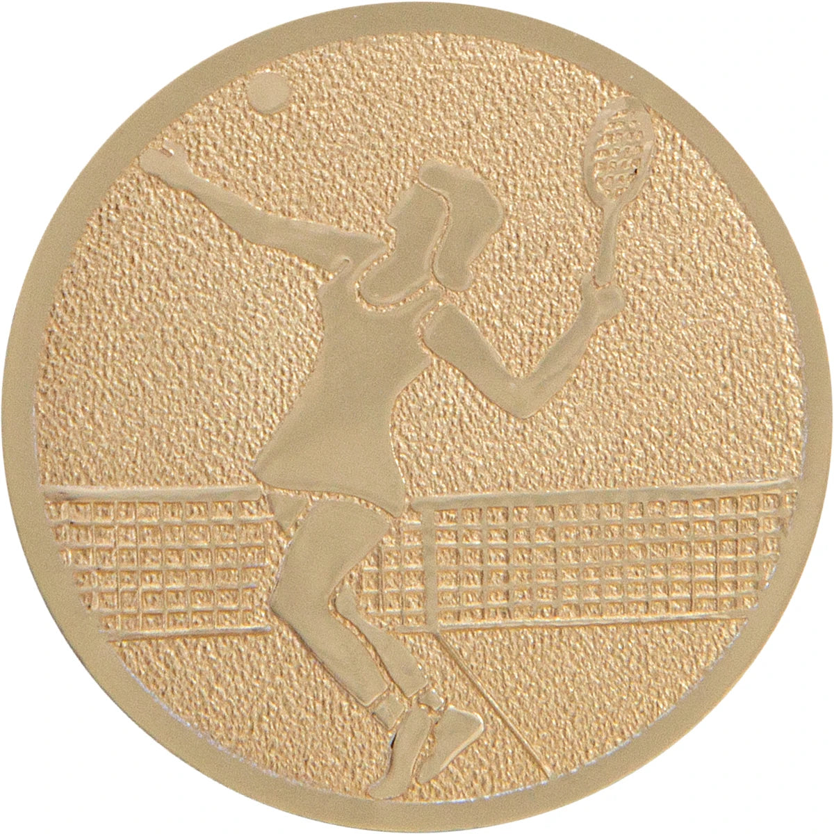 Pastilles Medaille Tennis Dames (Alu - 25Mm)