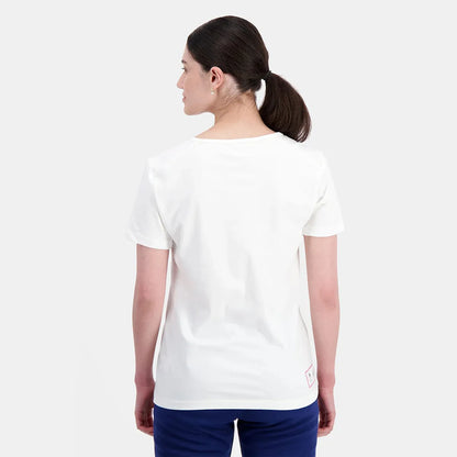 T-Shirt Le Coq Sportif V-hals Paris 2024 Essentieel
