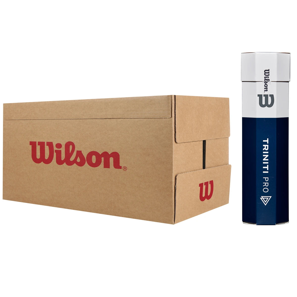 Doos met 18 Tubes van 4 Wilson Triniti Pro Ballen