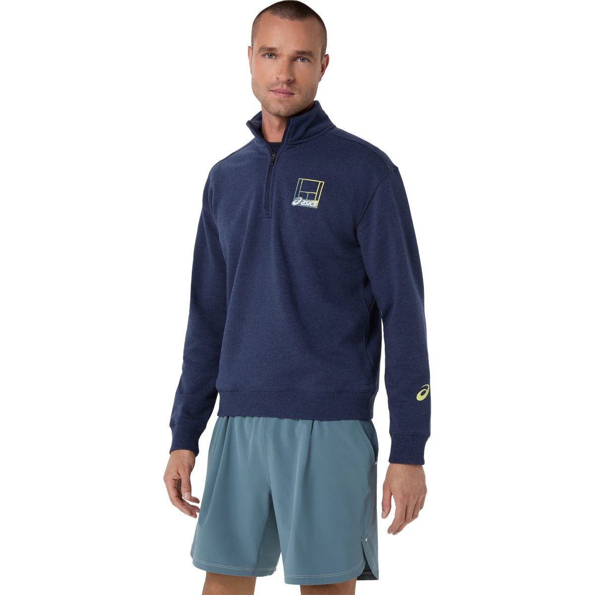 Sweater Asics Court 1/4 met rits