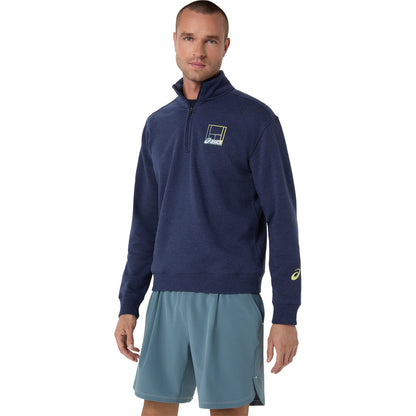 Sweater Asics Court 1/4 met rits