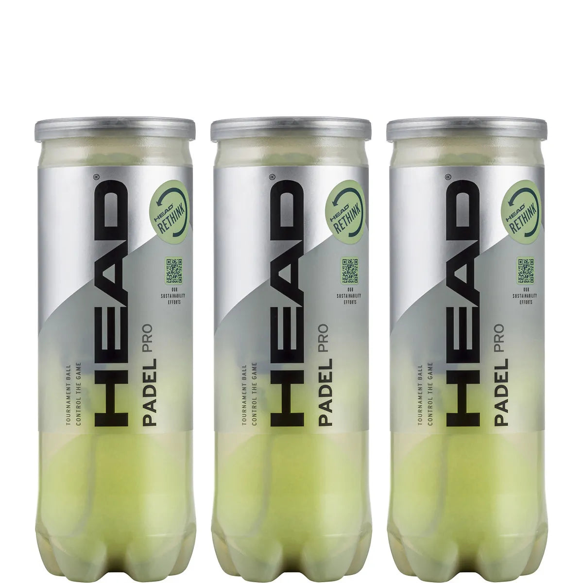 Tube van 3 Head Padel Pro ballen