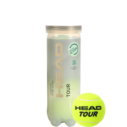 Tubes van 3 Head Tour tennisballen