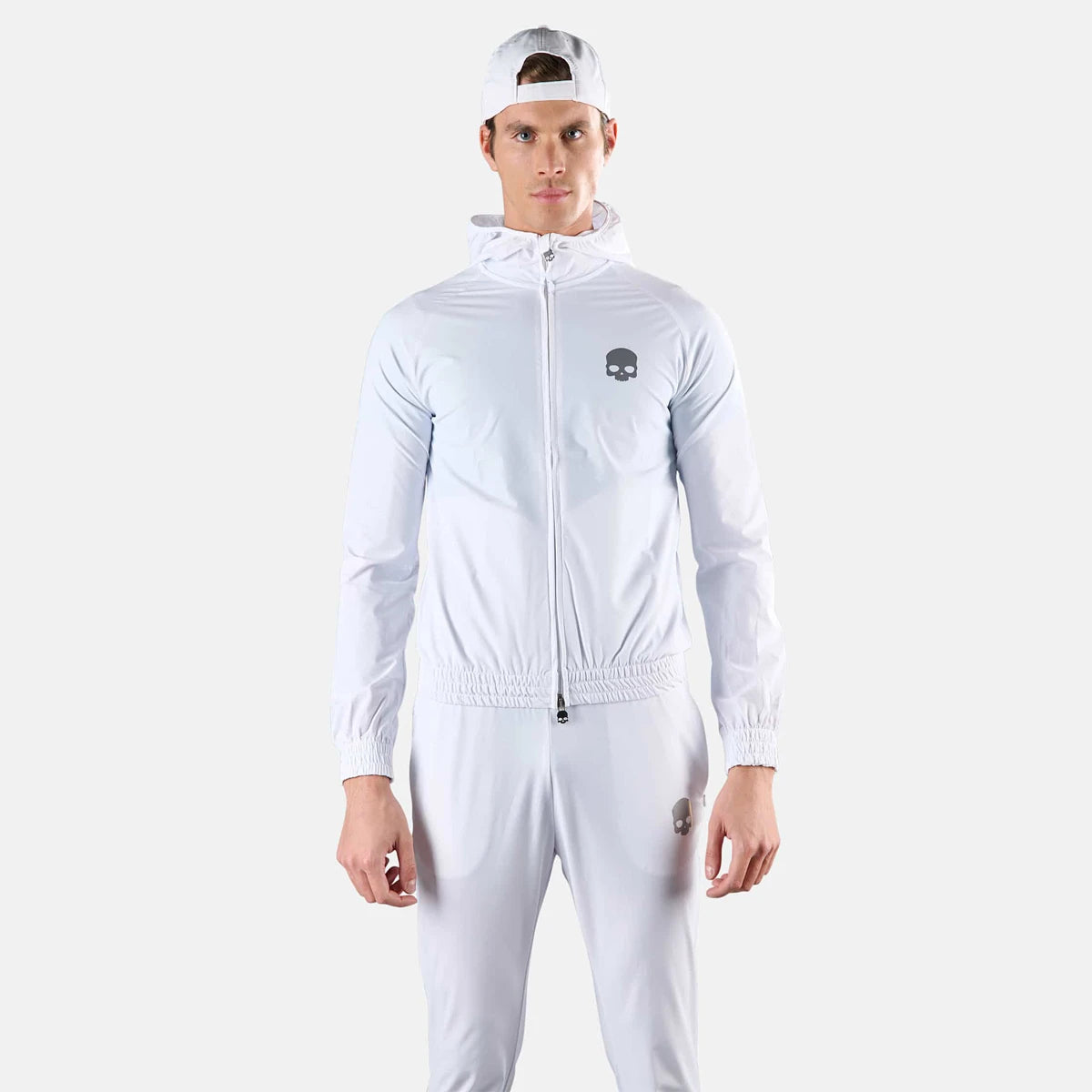 Sweater Hydrogen Tech Fz Hoodie Ritssluiting Skull