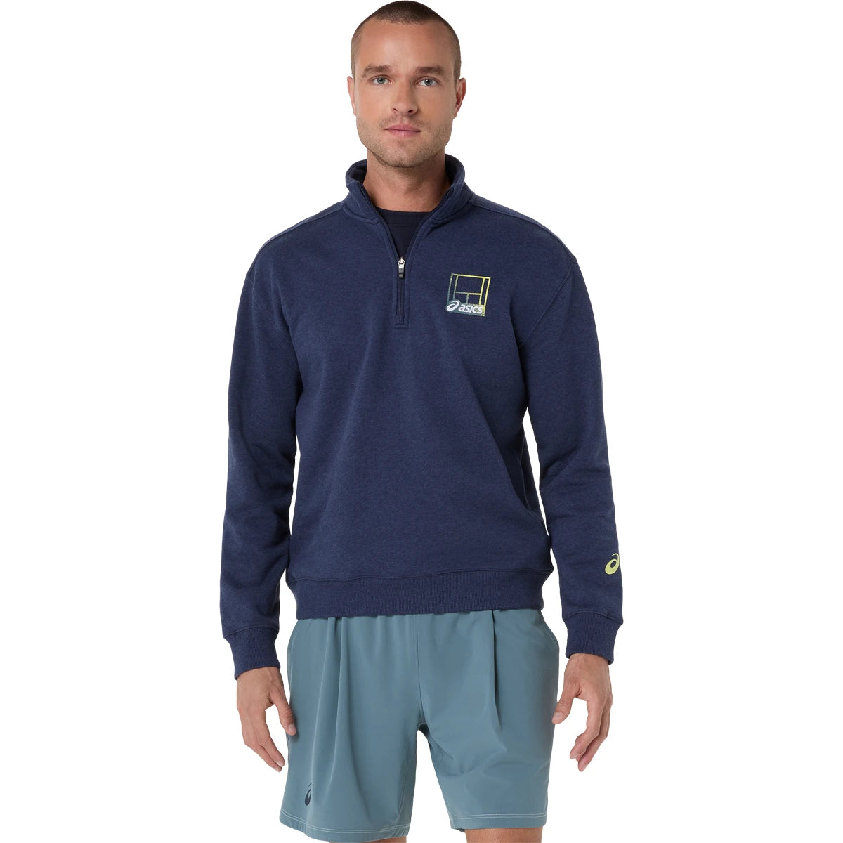 Sweater Asics Court 1/4 met rits