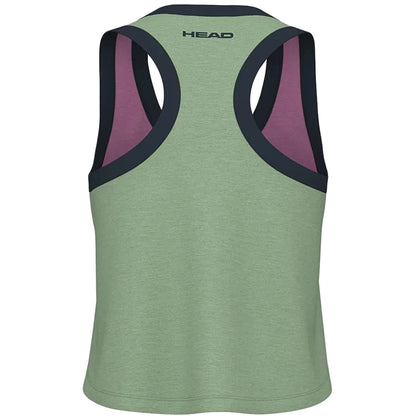 Tanktop Crop Head Dames Perf Play