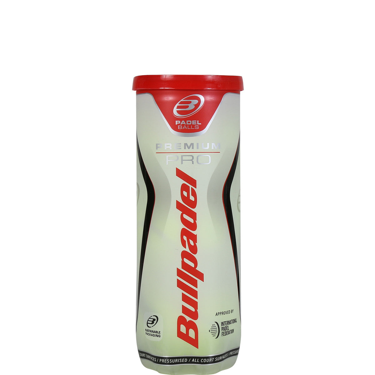 Tube van 3 Bullpadel Premium Pro ballen