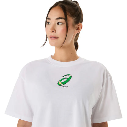 T-Shirt Asics Dames Court Graphic Londen