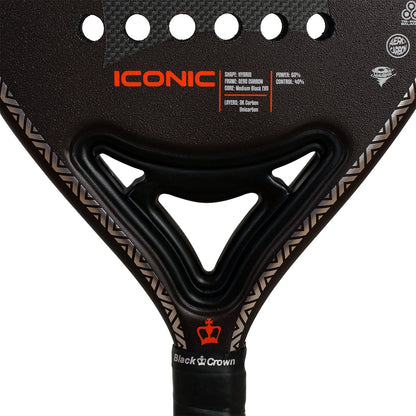 Padelracket Black Crown Iconic