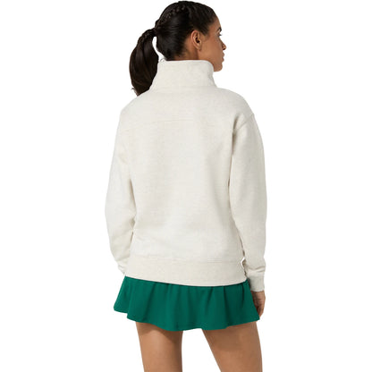 Sweater Asics Dames Kort Graphic 1/2 Ritssluiting