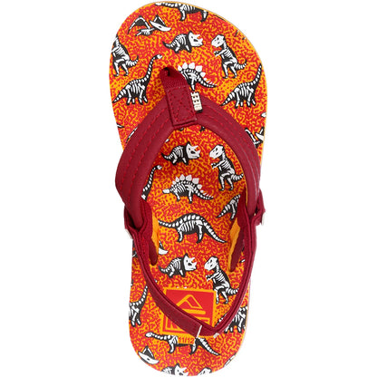 Slipper Junior Reef Little Ahi Rood Dino