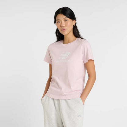T-Shirt New Balance Dames Essentials Jersey Logo