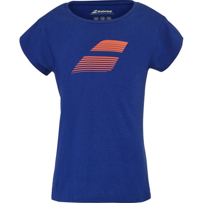 T-shirt Babolat Junior Meisje Exercise Katoen