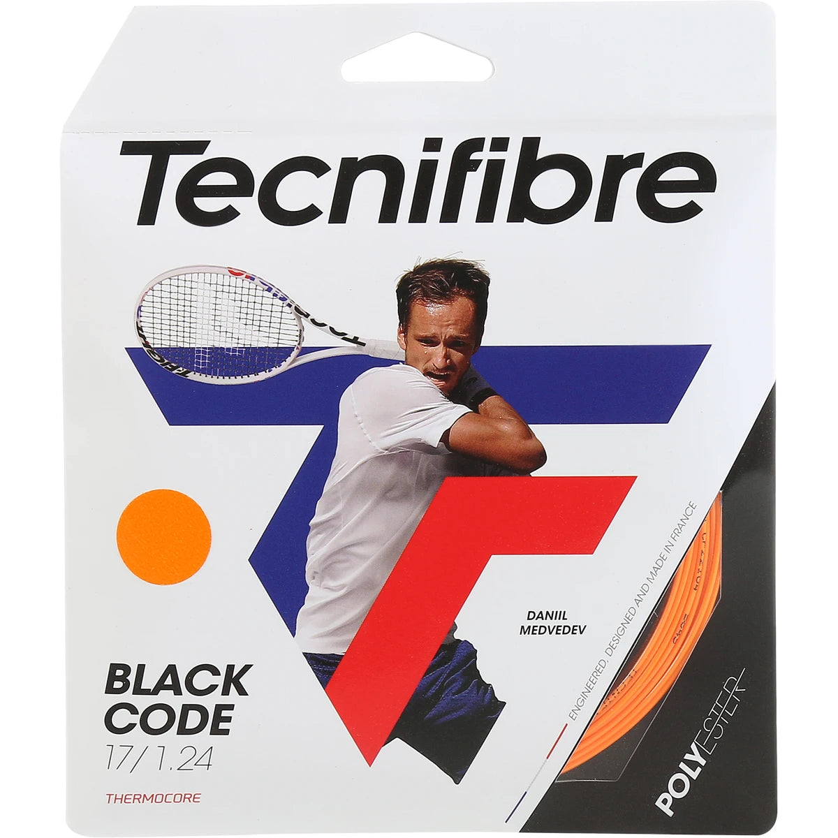 Snaar Tecnifibre Black Code Fire (12 Meter)