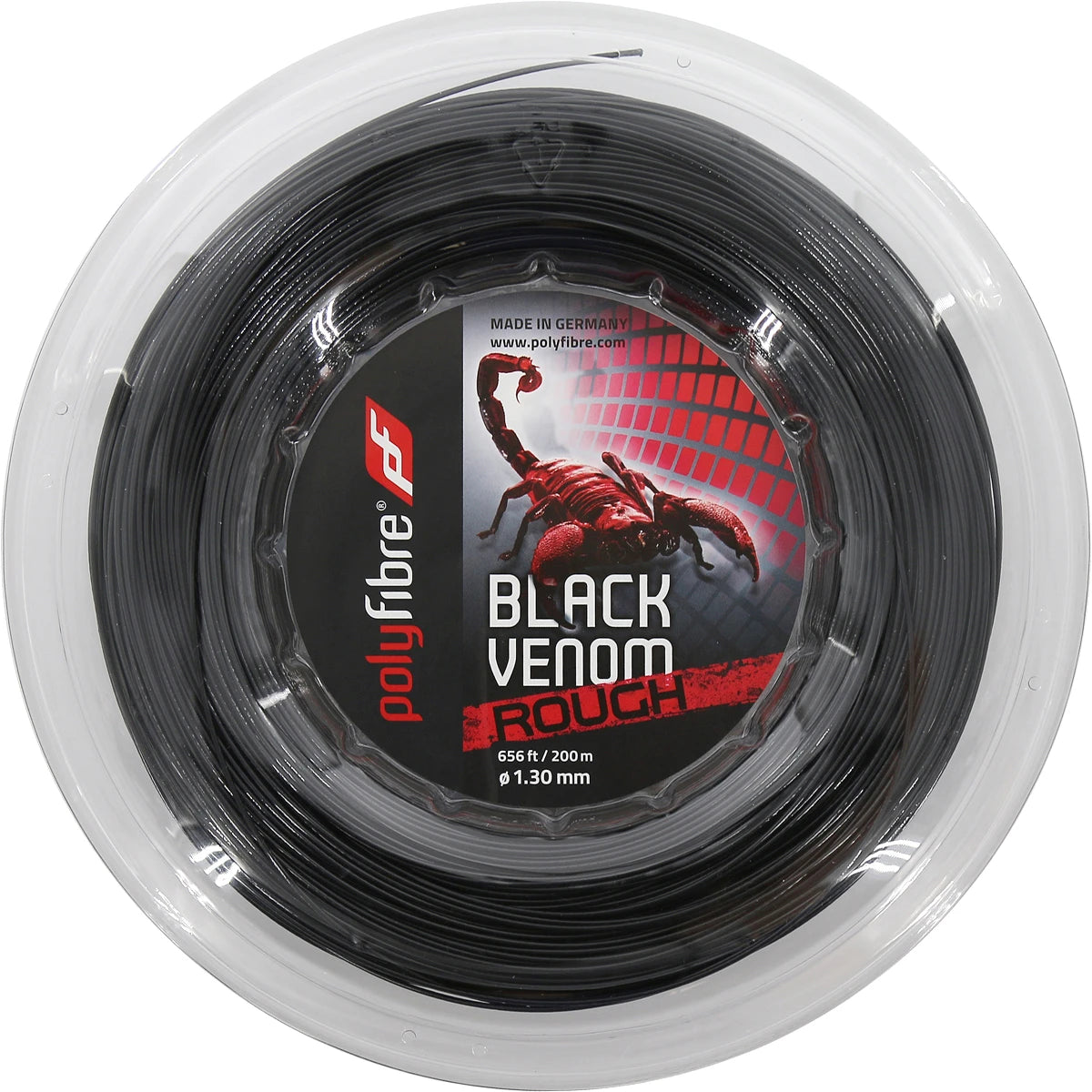 Spoel Polyfibre Black Venom Rough (200 Meter)