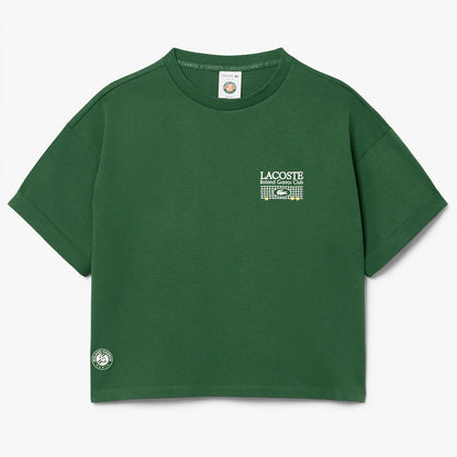 T-Shirt Lacoste Dames Roland Garros Grafisch