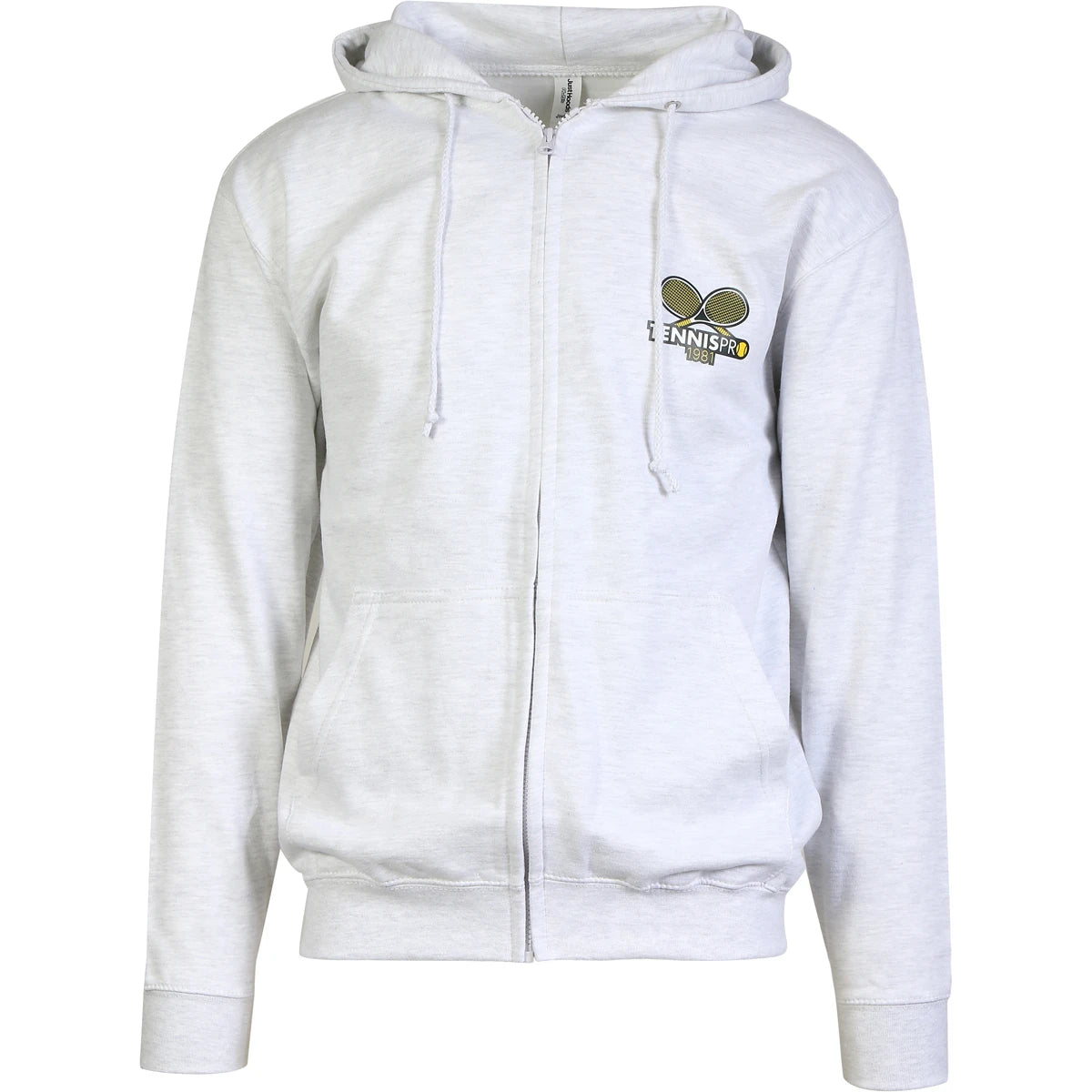 Sweater Tennispro Unisex Met Capuchon Volledige Ritssluiting