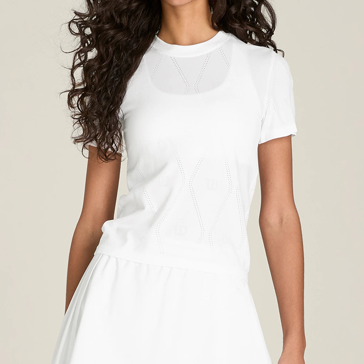 Wilson Dames T-Shirt Naadloos Korte Mouw