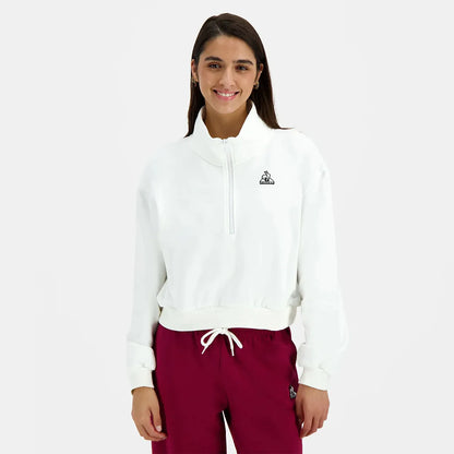 Sweater Le Coq Sportif Dames Heritage 1/2 Zip