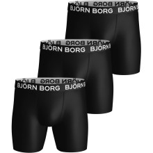 BJORN BORG PERFORMANCE PAK VAN 3 BOXERSHORTS