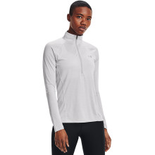 UNDER ARMOR TECH 1/2 ZIP T-SHIRT MET LANGE MOUWEN DAMES