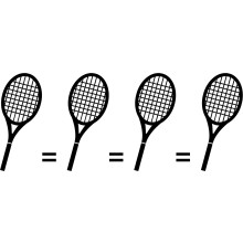 RACKETS MATCHEN (4 RACKETS)