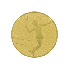 DESIGN / PLAATJE VOOR TENNISMEDAILLE VROUW (ALU - 50MM)