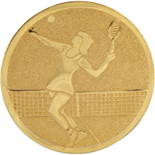 DAMES TENNIS MEDAILLES (ALUMINIUM - 25MM)