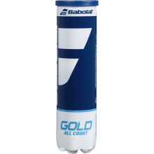 BABOLAT GOLD ALL COURT TUBE MET 4 TENNISBALLEN