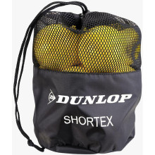 DUNLOP SHORTEX ZAK MET 12 SCHUIMRUBBEREN BALLEN