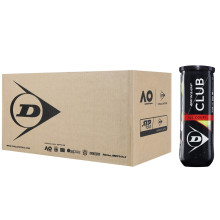 DOOS MET 24 TUBES VAN 3 DUNLOP CLUB ALL COURT BALLEN