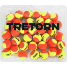 TRETORN ACADEMY ORANJE TENNISBALLEN ( ZAK VAN 36 STUKS)