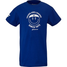 T-SHIRT BABOLAT JUNIOR JONGEN OEFENING KATOEN