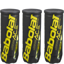 3-DELIG PAKKET VAN 3 BABOLAT ACE PADELBALLEN
