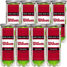 WILSON RUSH 100 PADEL BALLEN 8-PACK 