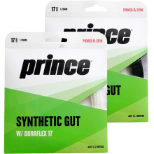 PRINCE SUPER SYNTHETIC GUT DURAFLEX 17 TENNISSNAAR (12 METER)