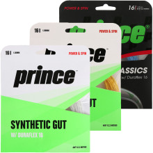 PRINCE SUPER SYNTHETIC GUT DURAFLEX 16 TENNISSNAAR (12 METER)