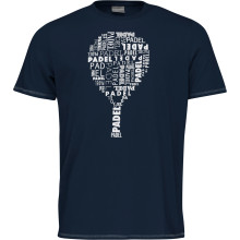 HEAD JUNIOR TYPO PADEL T-SHIRT JONGENS