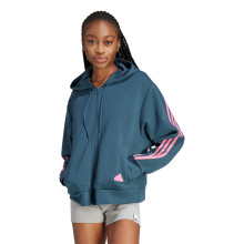 ADIDAS 3 STREPEN FULL ZIP HOODIE DAMES