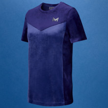 T-SHIRT MOURATOGLOU FEMME MATCH VELOUR PARIS