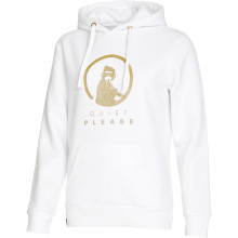 QUIET PLEASE RETRO LOGO HOODIE DAMES