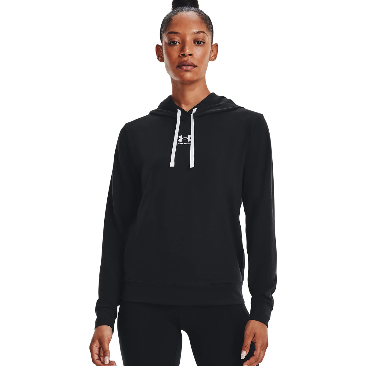 UNDER ARMOUR RIVAL TERRY HOODIE DAMES UNDER ARMOUR Dames Kleding Tennispro