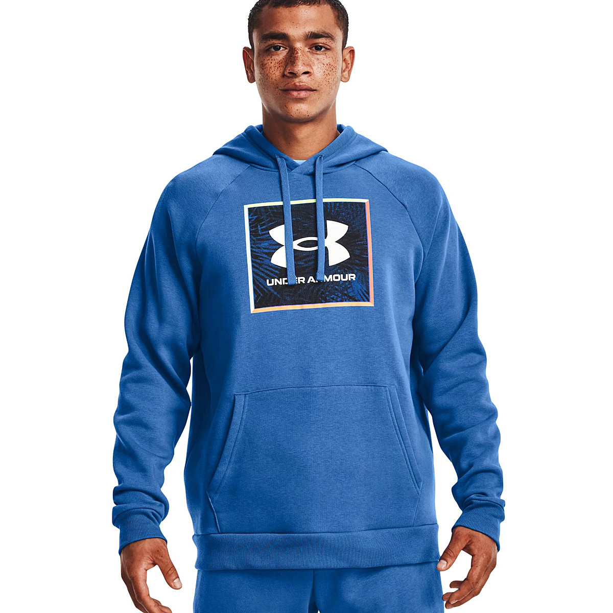 Blue under armour pullover 2025
