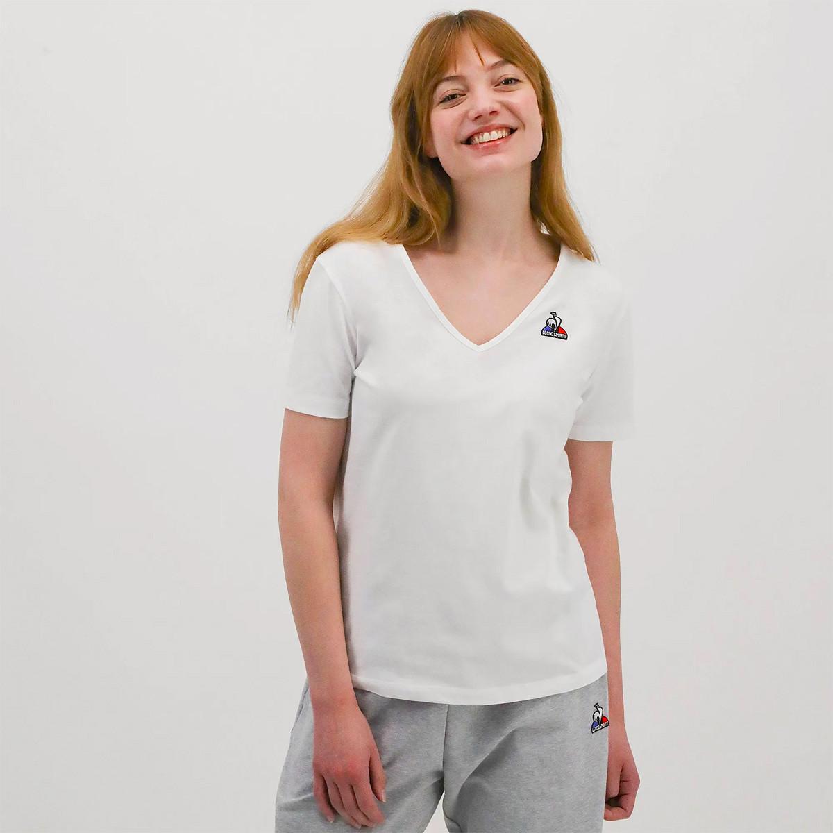 pasta analyse Pennenvriend LE COQ SPORTIF N°1 V-HALS T-SHIRT DAMES - LE COQ SPORTIF - Dames - Kleding  | Tennispro
