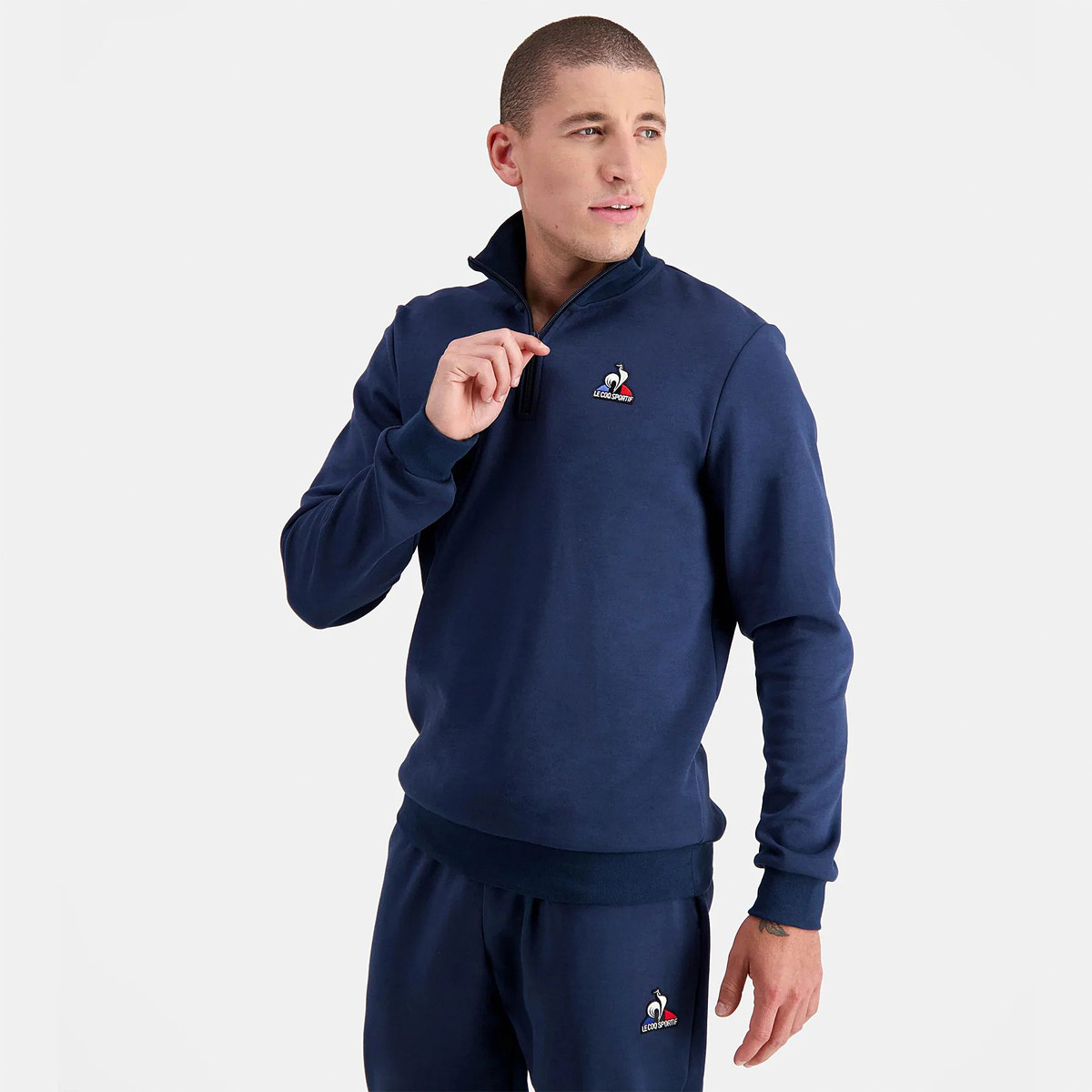 LE COQ SPORTIF 1 2 ZIP ESSENTIALS SWEATER LE COQ SPORTIF Heren Kleding Tennispro