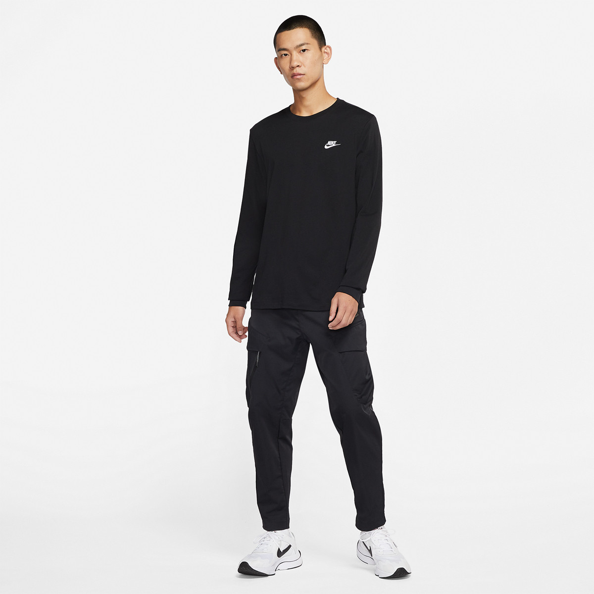 Nike sportshirt lange mouwen heren clearance